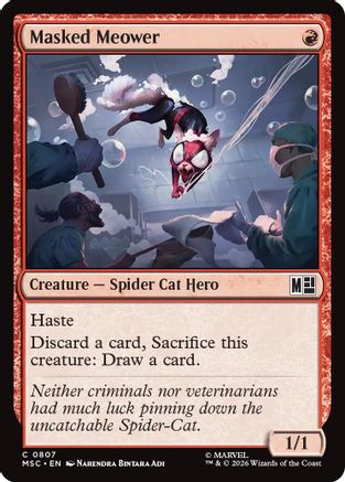 Image of Masked Meower (MSC-807) - Commander: Marvel Super Heroes