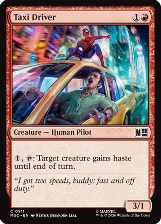 Image of Taxi Driver (MSC-811) - Commander: Marvel Super Heroes Foil