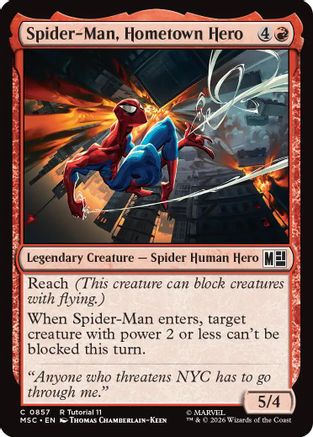 Image of Spider-Man, Hometown Hero (MSC-857) - Commander: Marvel Super Heroes