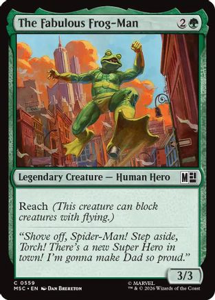 Image of The Fabulous Frog-Man (MSC-559) - Commander: Marvel Super Heroes
