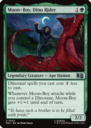 Image of Moon-Boy, Dino Rider (MSC-563) - Commander: Marvel Super Heroes