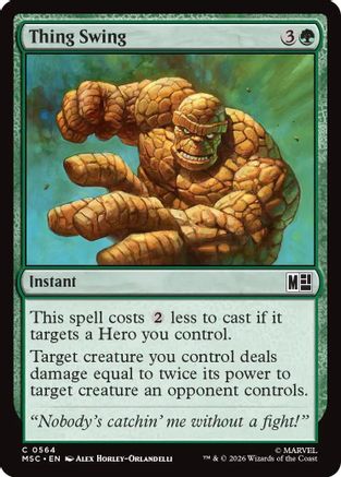 Image of Thing Swing (MSC-564) - Commander: Marvel Super Heroes Foil