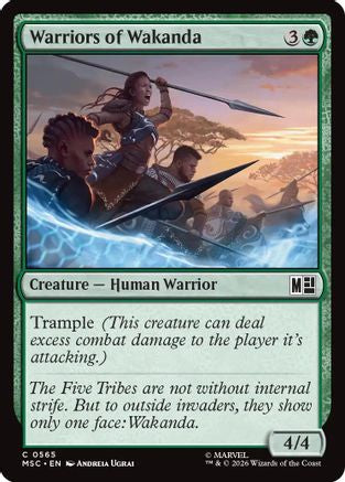 Image of Warriors of Wakanda (MSC-565) - Commander: Marvel Super Heroes