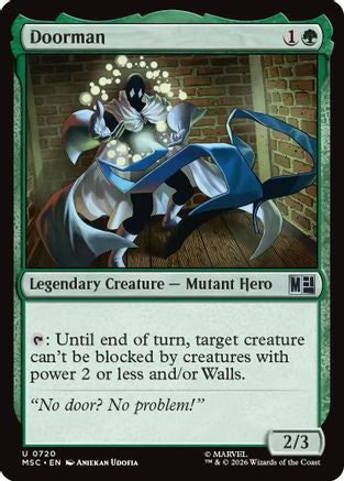 Image of Doorman (MSC-720) - Commander: Marvel Super Heroes