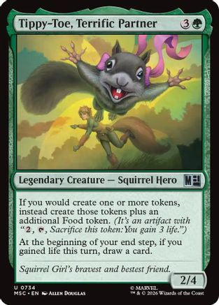 Image of Tippy-Toe, Terrific Partner (MSC-734) - Commander: Marvel Super Heroes