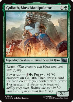 Image of Goliath, Mass Manipulator (MSC-766) - Commander: Marvel Super Heroes Foil