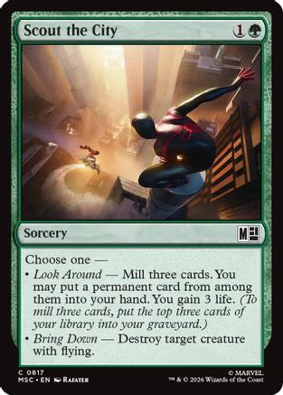 Image of Scout the City (MSC-817) - Commander: Marvel Super Heroes Foil