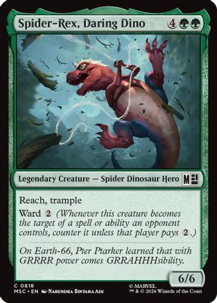 Image of Spider-Rex, Daring Dino (MSC-818) - Commander: Marvel Super Heroes