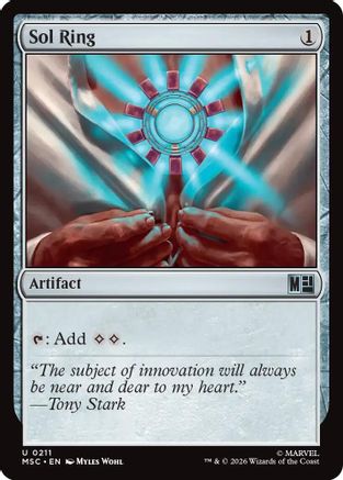 Image of Sol Ring (MSC-211) - Commander: Marvel Super Heroes
