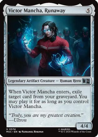 Image of Victor Mancha, Runaway (MSC-574) - Commander: Marvel Super Heroes
