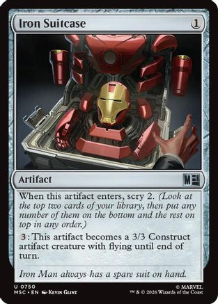 Image of Iron Suitcase (MSC-750) - Commander: Marvel Super Heroes