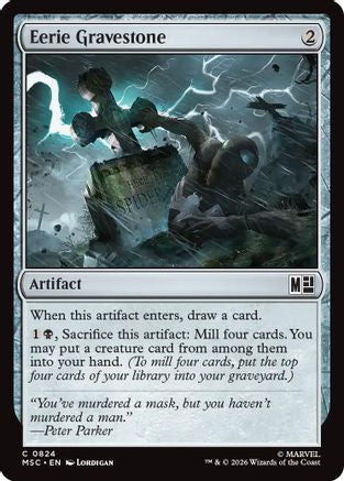 Image of Eerie Gravestone (MSC-824) - Commander: Marvel Super Heroes