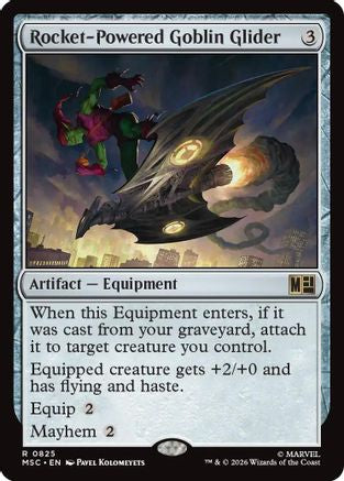 Image of Rocket-Powered Goblin Glider (MSC-825) - Commander: Marvel Super Heroes