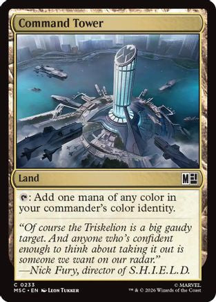 Image of Command Tower (MSC-233) - Commander: Marvel Super Heroes