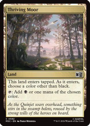 Image of Thriving Moor (MSC-582) - Commander: Marvel Super Heroes Foil