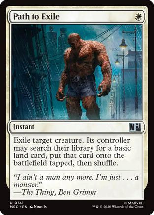 Image of Path to Exile (Surge Foil) (MSC-141) - Commander: Marvel Super Heroes Foil