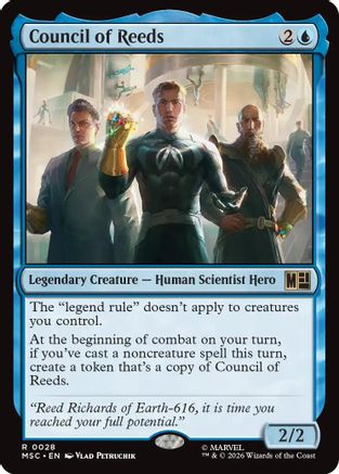 Image of Council of Reeds (Surge Foil) (MSC-028) - Commander: Marvel Super Heroes Foil