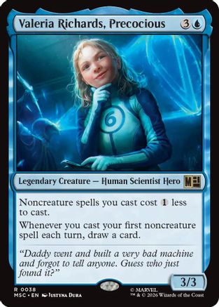 Image of Valeria Richards, Precocious (MSC-038) - Commander: Marvel Super Heroes