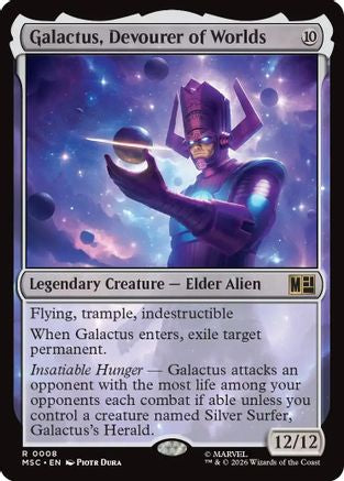 Image of Galactus, Devourer of Worlds (MSC-008) - Commander: Marvel Super Heroes
