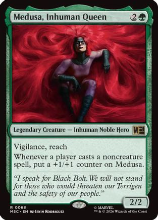 Image of Medusa, Inhuman Queen (MSC-068) - Commander: Marvel Super Heroes