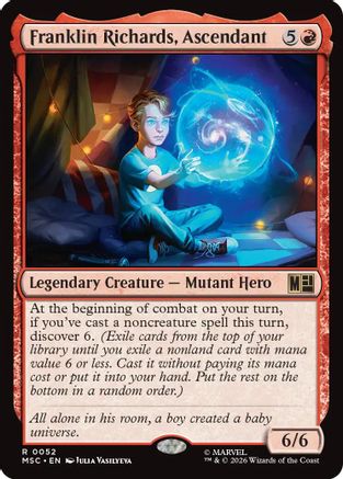 Image of Franklin Richards, Ascendant (MSC-052) - Commander: Marvel Super Heroes