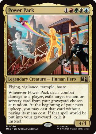Image of Power Pack (Surge Foil) (MSC-090) - Commander: Marvel Super Heroes Foil