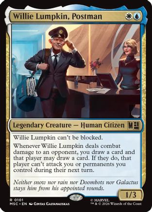 Image of Willie Lumpkin, Postman (MSC-101) - Commander: Marvel Super Heroes