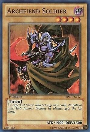 Image of Archfiend Soldier [BP01-EN112] Starfoil Rare