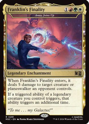 Image of Franklin's Finality - Annie Joins Up (MSC-281) - Commander: Marvel Super Heroes