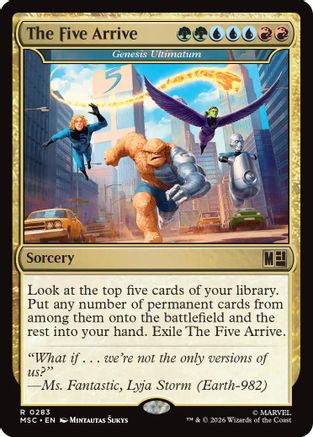 Image of The Five Arrive - Genesis Ultimatum (MSC-283) - Commander: Marvel Super Heroes