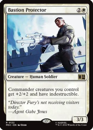Image of Bastion Protector (Surge Foil) (MSC-122) - Commander: Marvel Super Heroes Foil