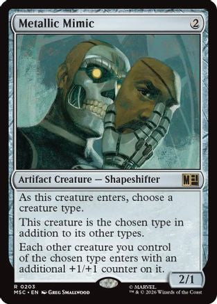 Image of Metallic Mimic (Surge Foil) (MSC-203) - Commander: Marvel Super Heroes Foil