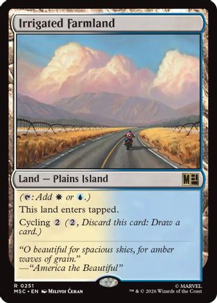 Image of Irrigated Farmland (Surge Foil) (MSC-251) - Commander: Marvel Super Heroes Foil
