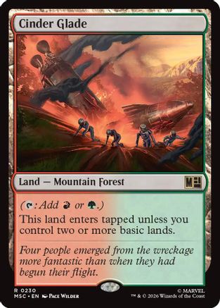 Image of Cinder Glade (MSC-230) - Commander: Marvel Super Heroes