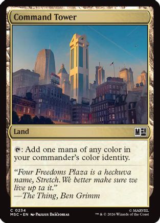 Image of Command Tower (0234) (MSC-234) - Commander: Marvel Super Heroes