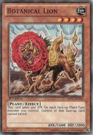 Image of Botanical Lion [BP01-EN145] Starfoil Rare