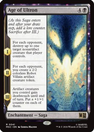 Image of Age of Ultron (Surge Foil) (MSC-041) - Commander: Marvel Super Heroes Foil