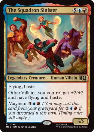 Image of The Squadron Sinister (MSC-096) - Commander: Marvel Super Heroes