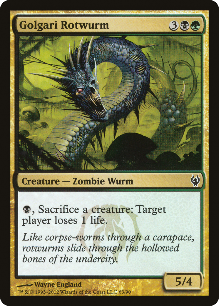 Image of Golgari Rotwurm [Duel Decks: Izzet vs. Golgari]