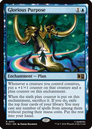 Image of Glorious Purpose (MSC-031) - Commander: Marvel Super Heroes