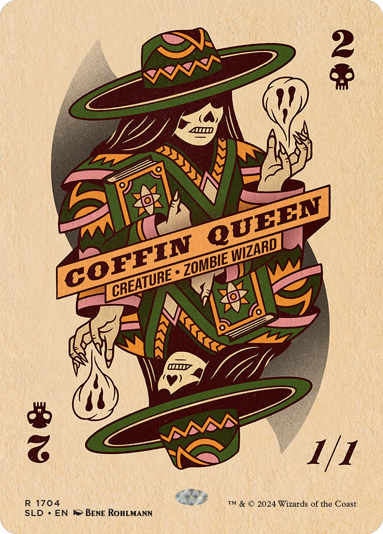 Image of Coffin Queen (SLD-1704) - Secret Lair Drop (Borderless) Foil