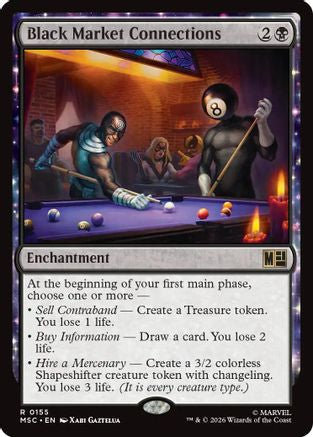 Image of Black Market Connections (MSC-155) - Commander: Marvel Super Heroes
