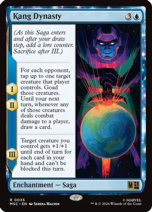 Image of Kang Dynasty (Surge Foil) (MSC-035) - Commander: Marvel Super Heroes Foil