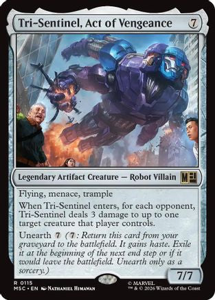 Image of Tri-Sentinel, Act of Vengeance (MSC-115) - Commander: Marvel Super Heroes