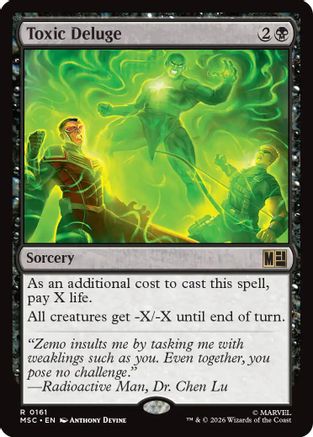 Image of Toxic Deluge (MSC-161) - Commander: Marvel Super Heroes