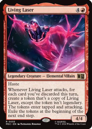 Image of Living Laser (MSC-055) - Commander: Marvel Super Heroes
