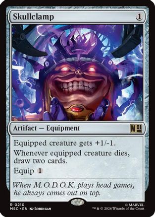 Image of Skullclamp (MSC-210) - Commander: Marvel Super Heroes