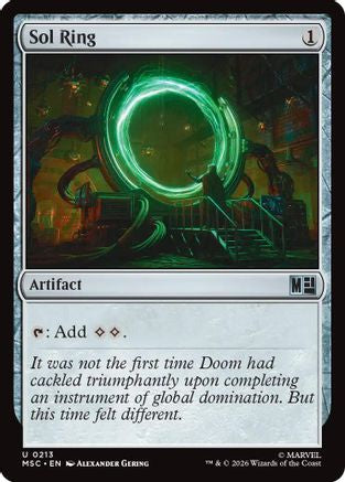 Image of Sol Ring (0213) (MSC-213) - Commander: Marvel Super Heroes