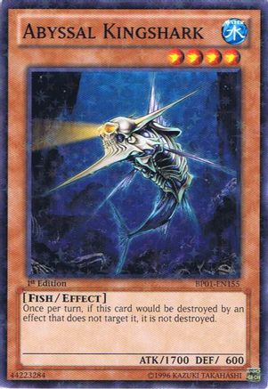 Image of Abyssal Kingshark [BP01-EN155] Starfoil Rare