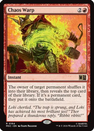 Image of Chaos Warp (MSC-164) - Commander: Marvel Super Heroes